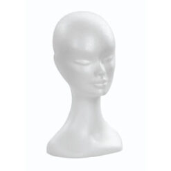 Styrofoormodel voor pruiken - dame standaard.