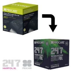 Hairfoil 24*7 Premium Folierol 12Cm X 450M Zilver