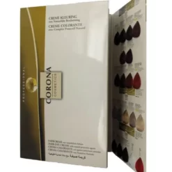 Corona kleurenkaart voor de Corona haarverf.