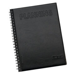 Sibel Afsprakenboek Luxe Zwart 200 Pagina's