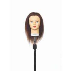 OBB Training Head Charlotte Natural Hair Dark Brown