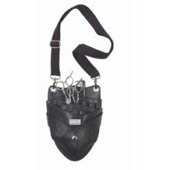 SIBEL Schaarhouder Boy 7 voor 6 scharen Mat Zwart Croco