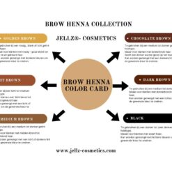 Wenkbrauw Henna light Brown 5 mg
