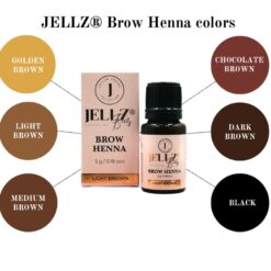 Wenkbrauw Henna light Brown 5 mg