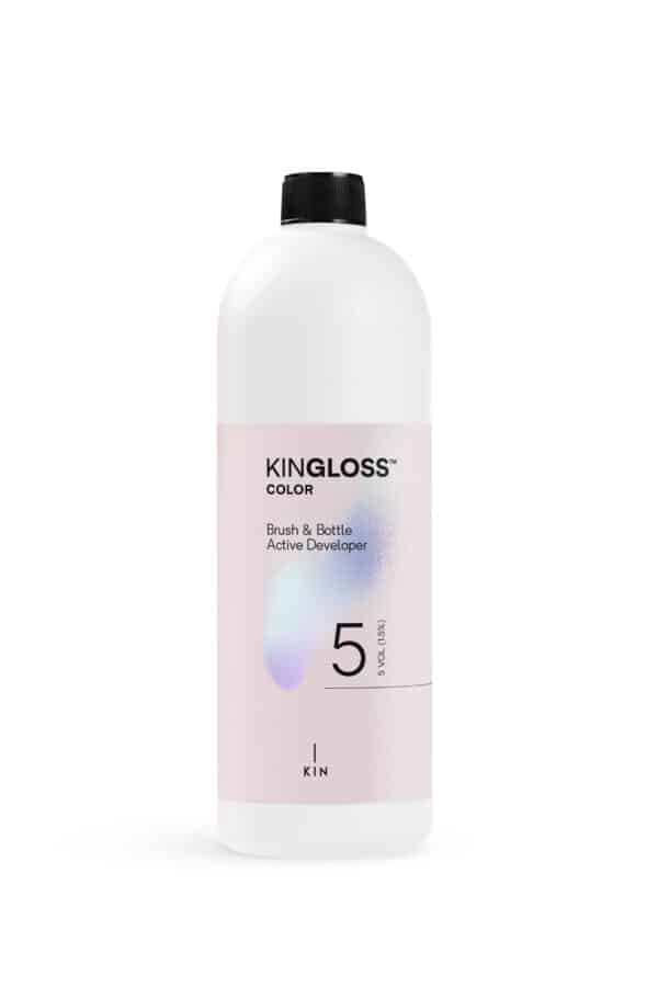 kin gloss color brush bottle active developer 1000ml