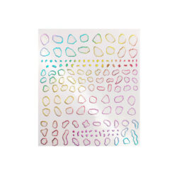 florence nail art sticker rainbow