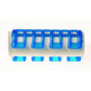 SIBEL Hete watergolfrollen Blauw/Wit 24mm 4st