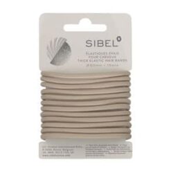 SIBEL Elastische Haarbandjes Blond Dik 12st