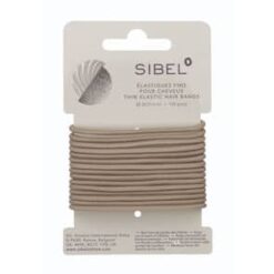 SIBEL Elastische Haarbandjes Blond Dun 16st