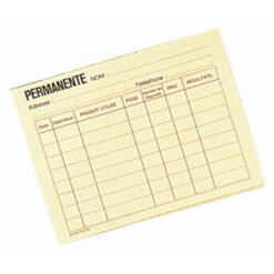 SIBEL Registratiekaart voor Kleur&Perm 50st