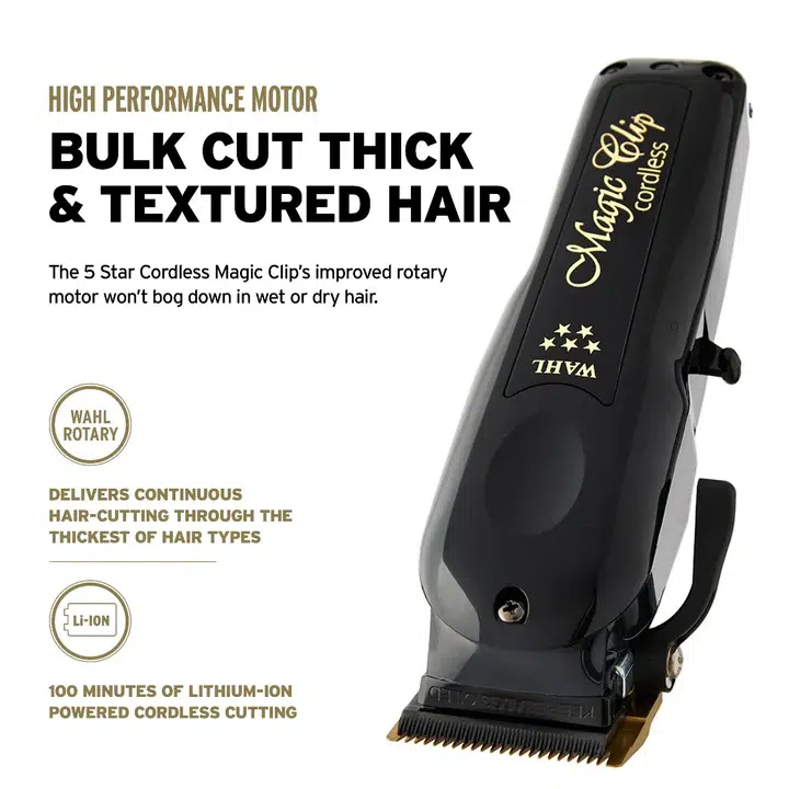 Wahl Cordless Barber Combo Black - Afbeelding 4