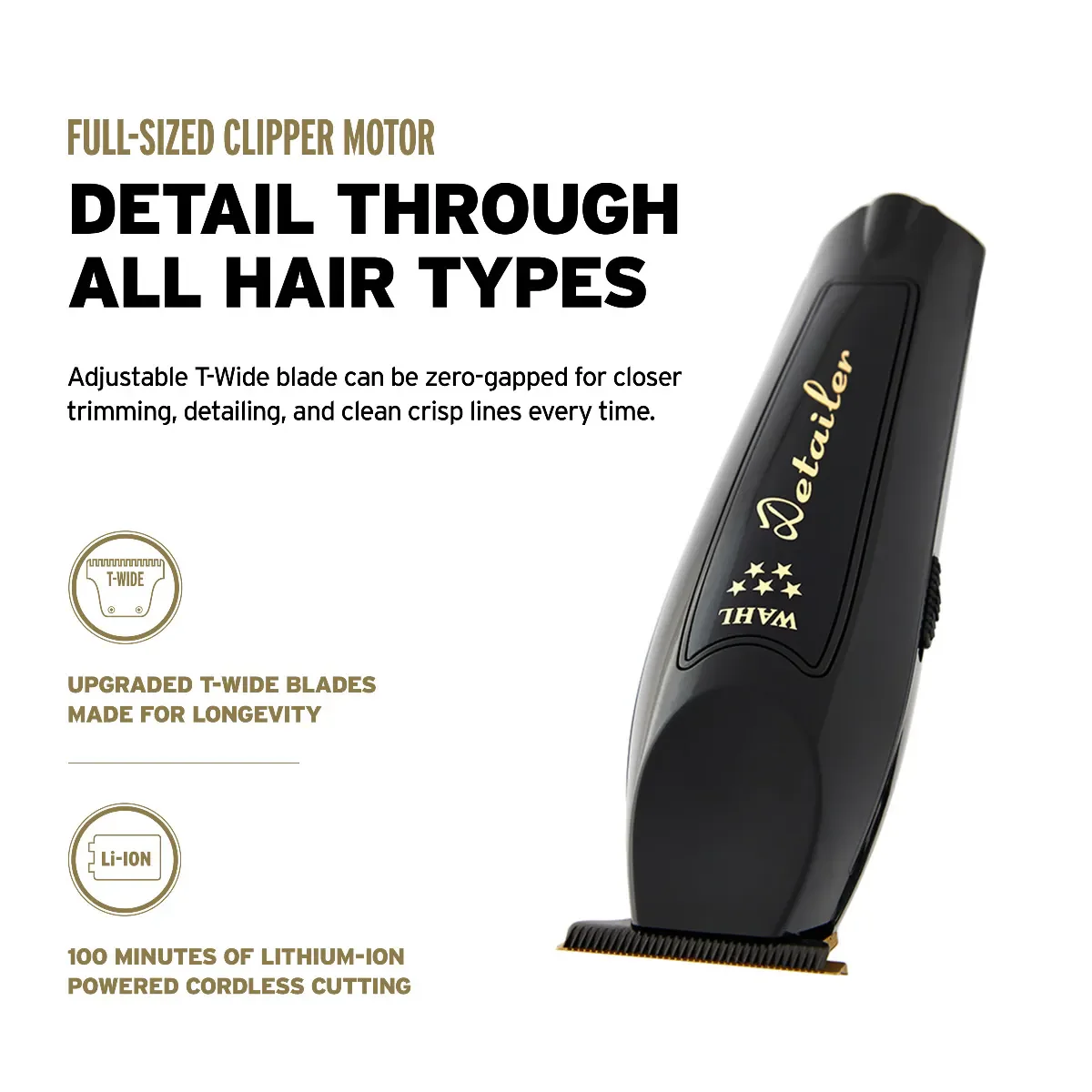 Wahl Cordless Barber Combo Black - Afbeelding 6