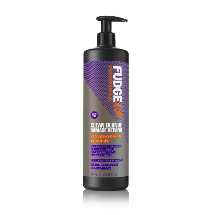 Fudge Clean Blonde Damage Rewind Violet-toning Shampoo 1l