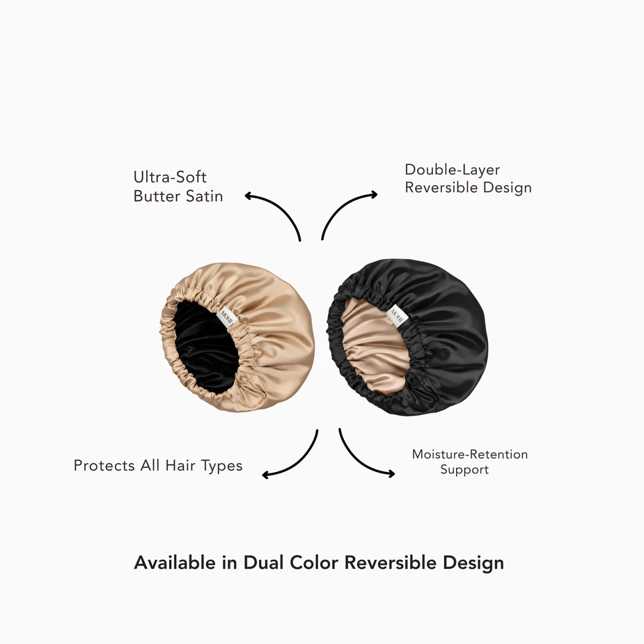 Mohi Bonnet Black & Beige
