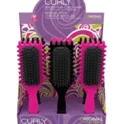 Sibel Curly Hair Brush Display 6st.