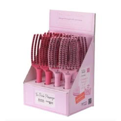 Olivia Garden Finger Brush Display Think Pink 8st.