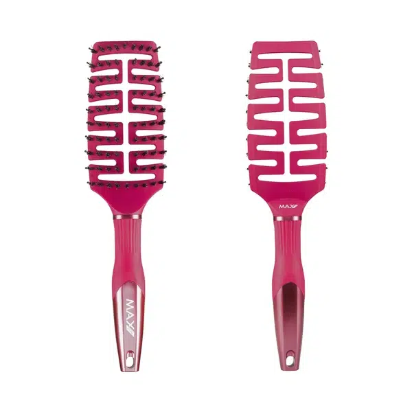 max-pro-detangler-brush-burgundy-beauty