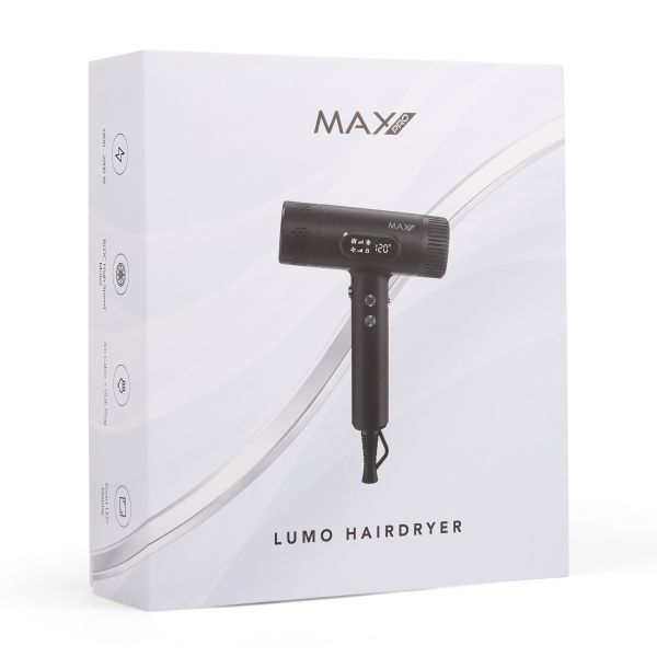 Max Pro Lumo Hairdryer Black