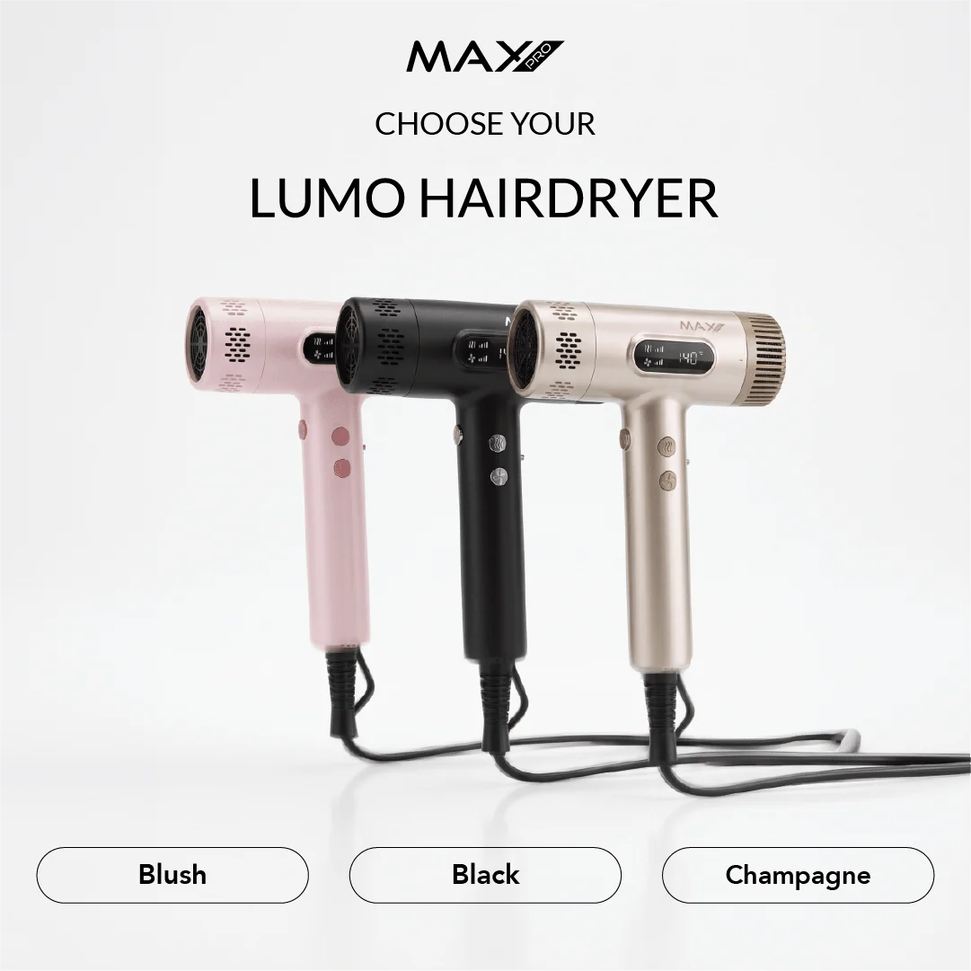 Max Pro Lumo Hairdryer Champagne